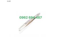 Kềm Nghĩa N.409 - Nhíp Nhổ Lông Mày Đầu Xéo Inox Mạ Vàng Ánh Kim