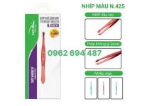 Kềm Nghĩa N.425 - Nhíp Nhổ Lông Mày Đầu Xéo Inox