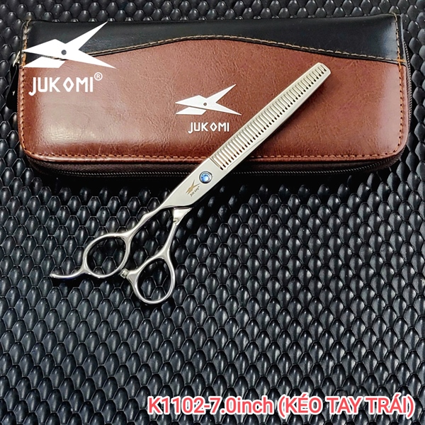 Kéo tỉa mịn Grooming Jukomi K110 tay trái 7.0inch