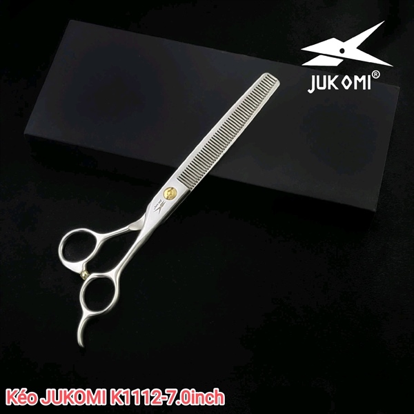 Kéo tỉa mịn Grooming Jukomi K111 tay phải 7.0inch