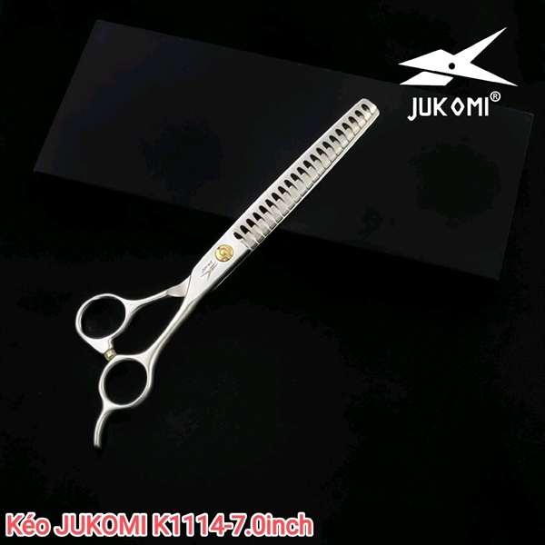 Kéo tỉa đầu búa Grooming Jukomi K111 tay phải 7.0inch
