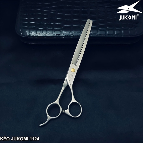 Kéo Tỉa Đầu Búa Grooming Jukomi K112 tay phải 7.5inch