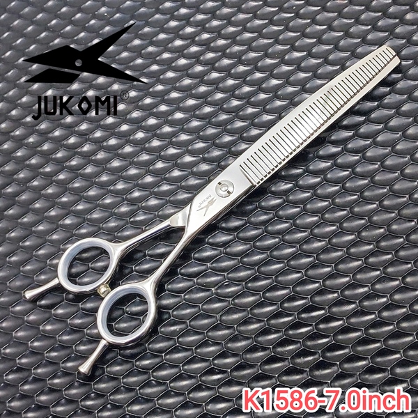 Kéo tỉa cong Grooming Jukomi K158 tay phải 7.0inches