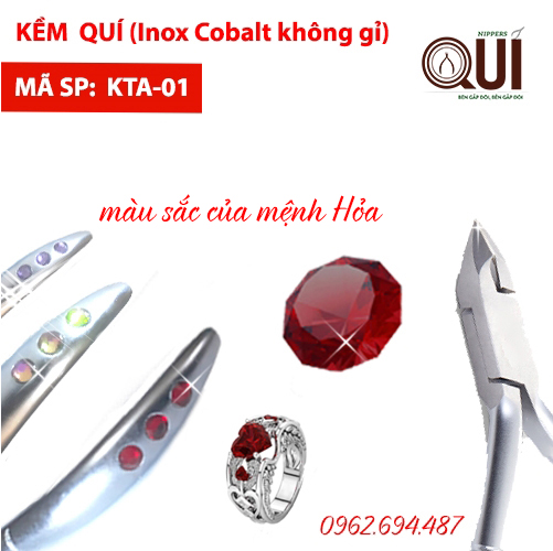 Kềm cắt da KTA-01 - Kềm phong thủy mệnh hỏa
