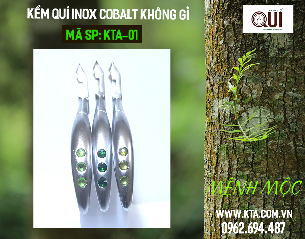 Kềm cắt da KTA-01 - Kềm phong thủy mệnh mộc