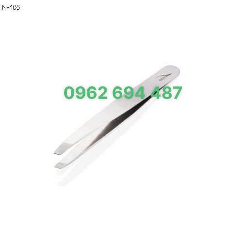 Kềm Nghĩa N.405 - Nhíp Nhổ Lông Mày Đầu Xéo Inox